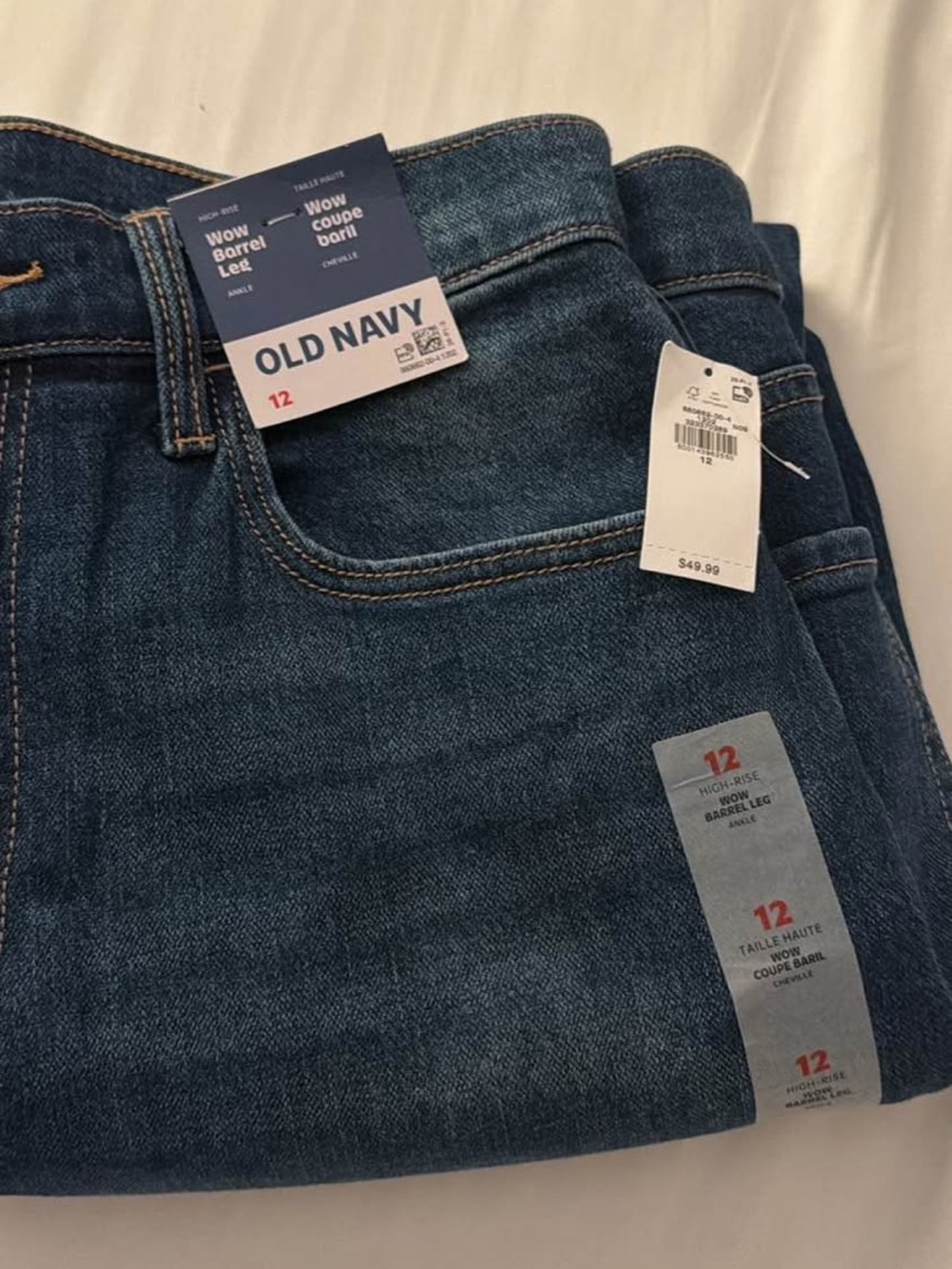 Old Navy WOW High waisted Barrel Ankle Jeans - Picture 3 of 3